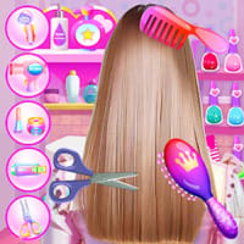 Hair Salon and Dress Up Girl